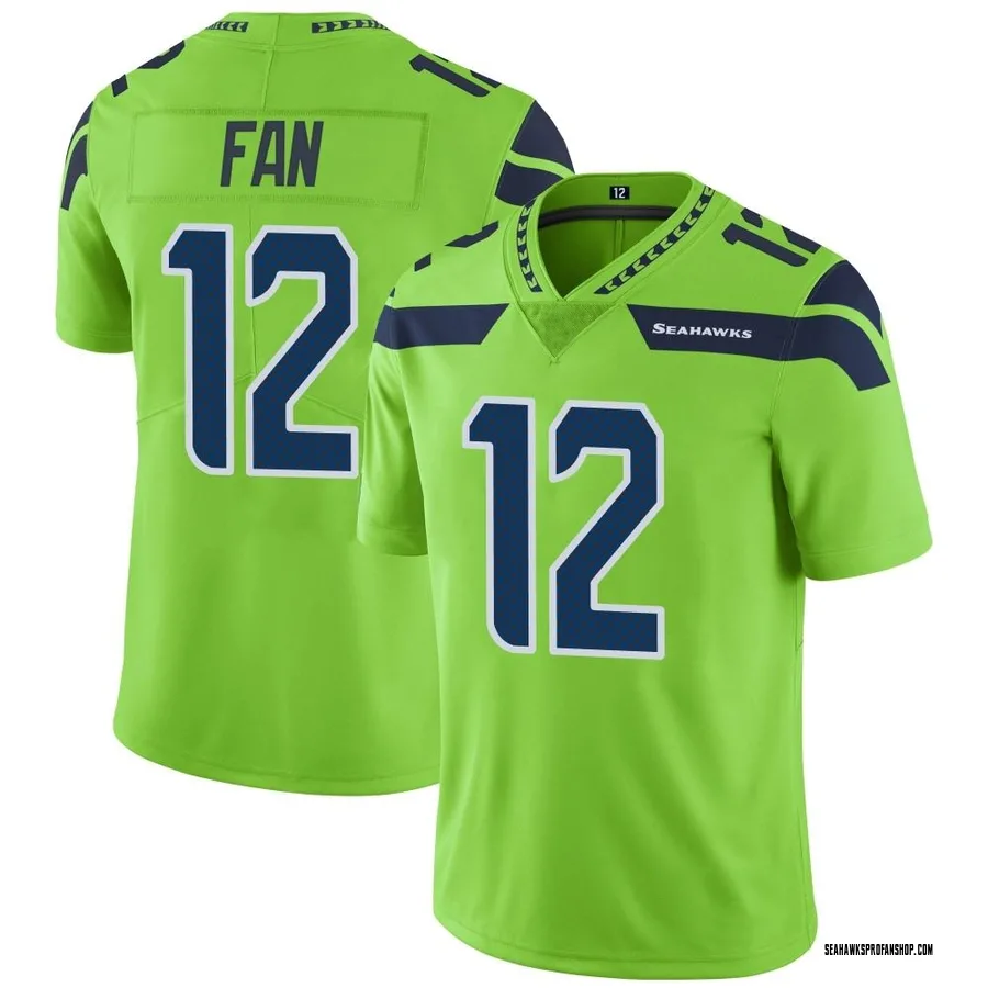 seattle seahawks neon green jersey