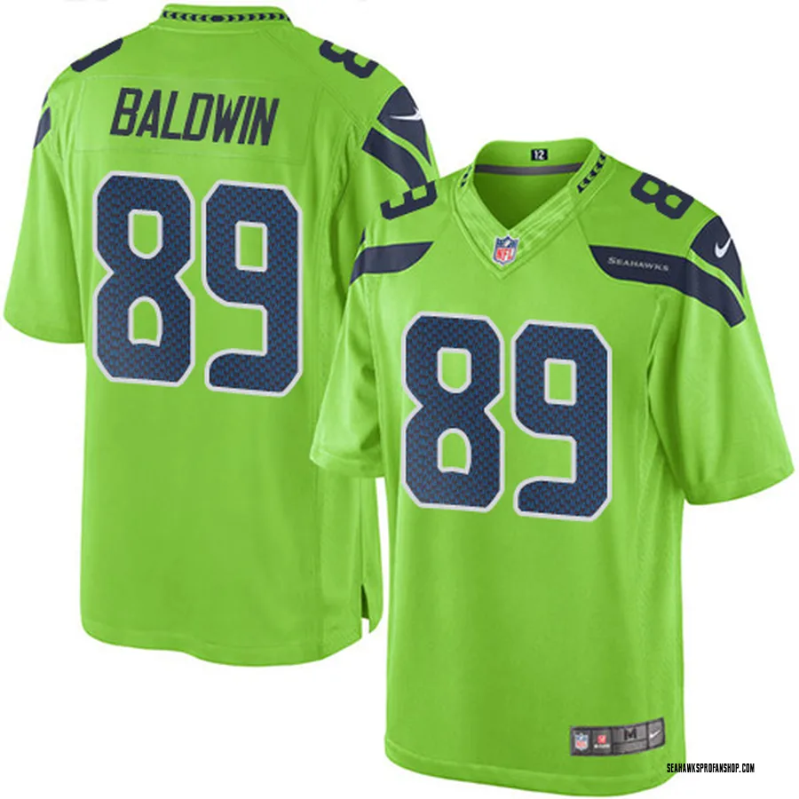 Doug Baldwin Seattle Seahawks Men s Limited Color Rush Nike Jersey Green