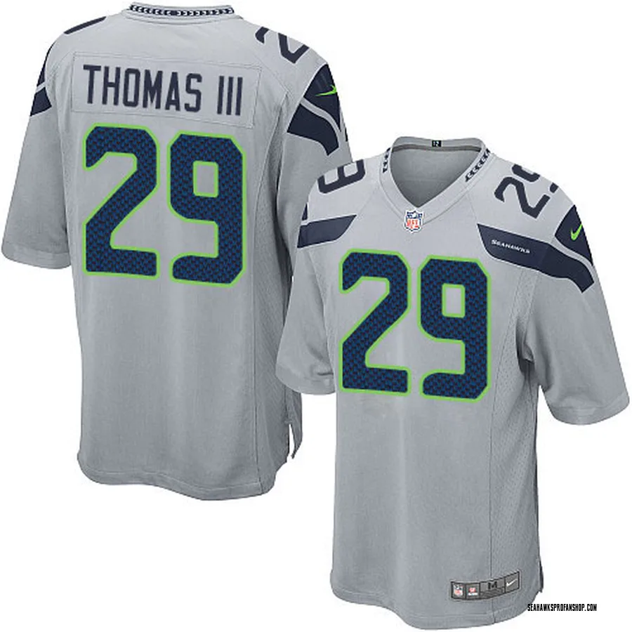 seattle seahawks grey jersey