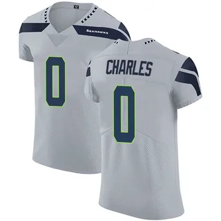 Irvin Charles Seattle Seahawks Men's Elite Alternate Vapor Untouchable Nike Jersey - Gray
