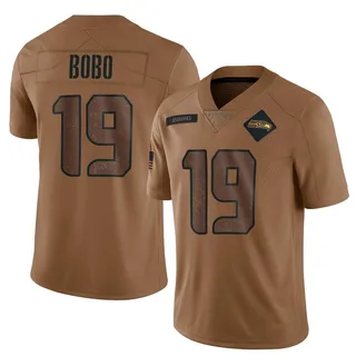 Jake Bobo Seattle Seahawks Men's Limited 2023 Salute To Service Jersey - Brown