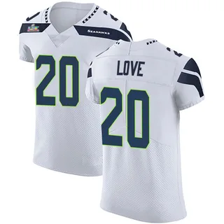 Julian Love Seattle Seahawks Men's Elite Vapor Untouchable Super Bowl LX Patch Nike Jersey - White