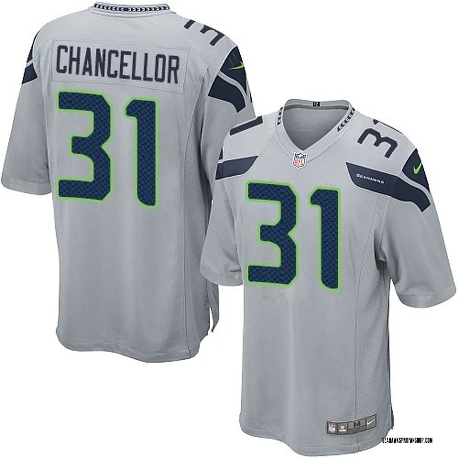 kam chancellor grey jersey