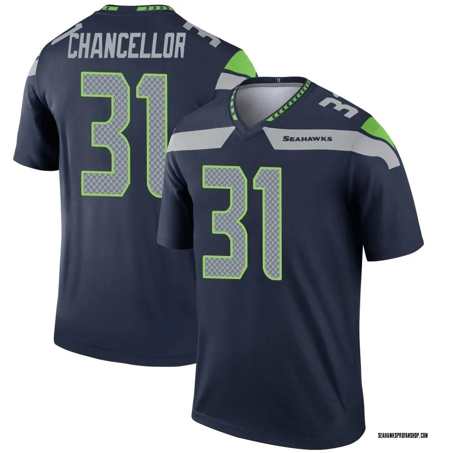 Kam Chancellor Seattle Seahawks Men's Legend Nike Jersey - Navy
