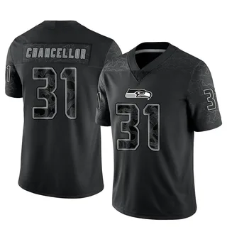 Kam Chancellor Seattle Seahawks Men's Limited Reflective Jersey - Black