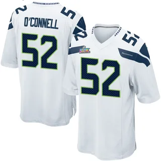 Patrick O'Connell Seattle Seahawks Youth Game Super Bowl LX Patch Nike Jersey - White