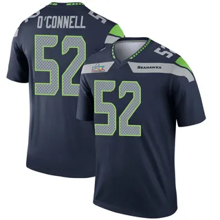 Patrick O'Connell Seattle Seahawks Youth Legend Super Bowl LX Patch Nike Jersey - Navy