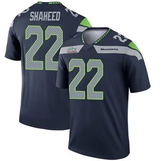 Rashid Shaheed Seattle Seahawks Youth Legend Super Bowl LX Patch Nike Jersey - Navy