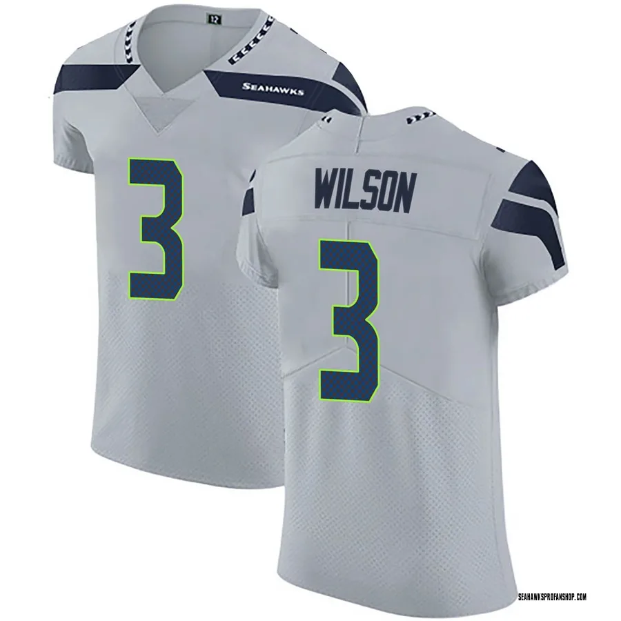 russell wilson jersey grey