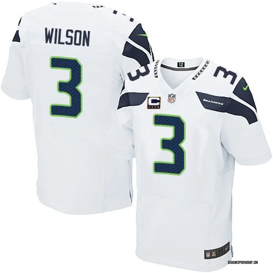 russell wilson jersey with captain patch