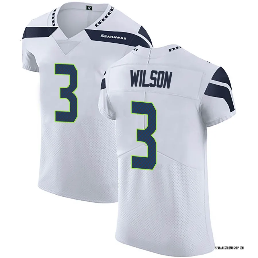 white russell wilson jersey