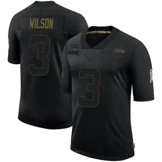 Russell Wilson Seattle Seahawks Men's Limited 2020 Salute To Service...