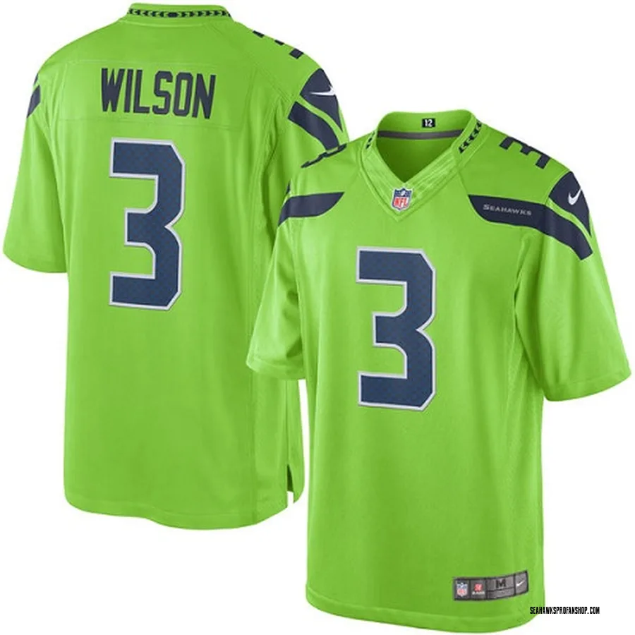 russell wilson jersey green