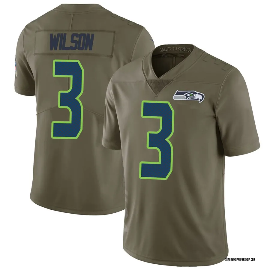 Russell Wilson Seattle Seahawks Men's Limited Salute to Service Nike