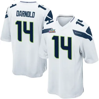 Sam Darnold Seattle Seahawks Youth Game Super Bowl LX Patch Nike Jersey - White