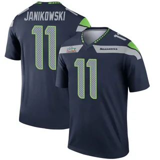 Sebastian Janikowski Seattle Seahawks Youth Legend Super Bowl LX Patch Nike Jersey - Navy