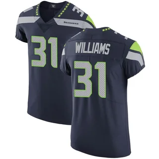 TaMerik Williams Seattle Seahawks Men's Elite Team Color Vapor Untouchable Nike Jersey - Navy