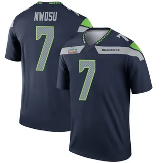 Uchenna Nwosu Seattle Seahawks Youth Legend Super Bowl LX Patch Nike Jersey - Navy